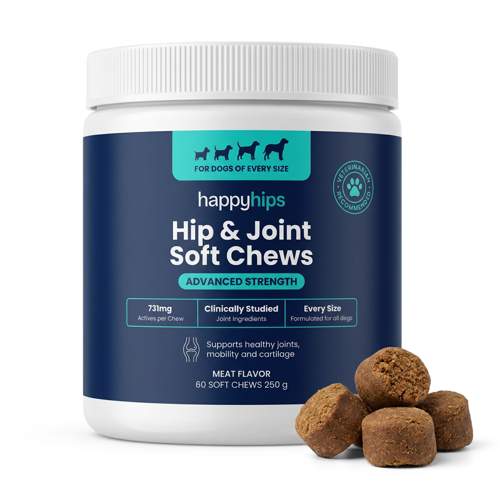 happyhips Hip & Joint Chews for Dogs