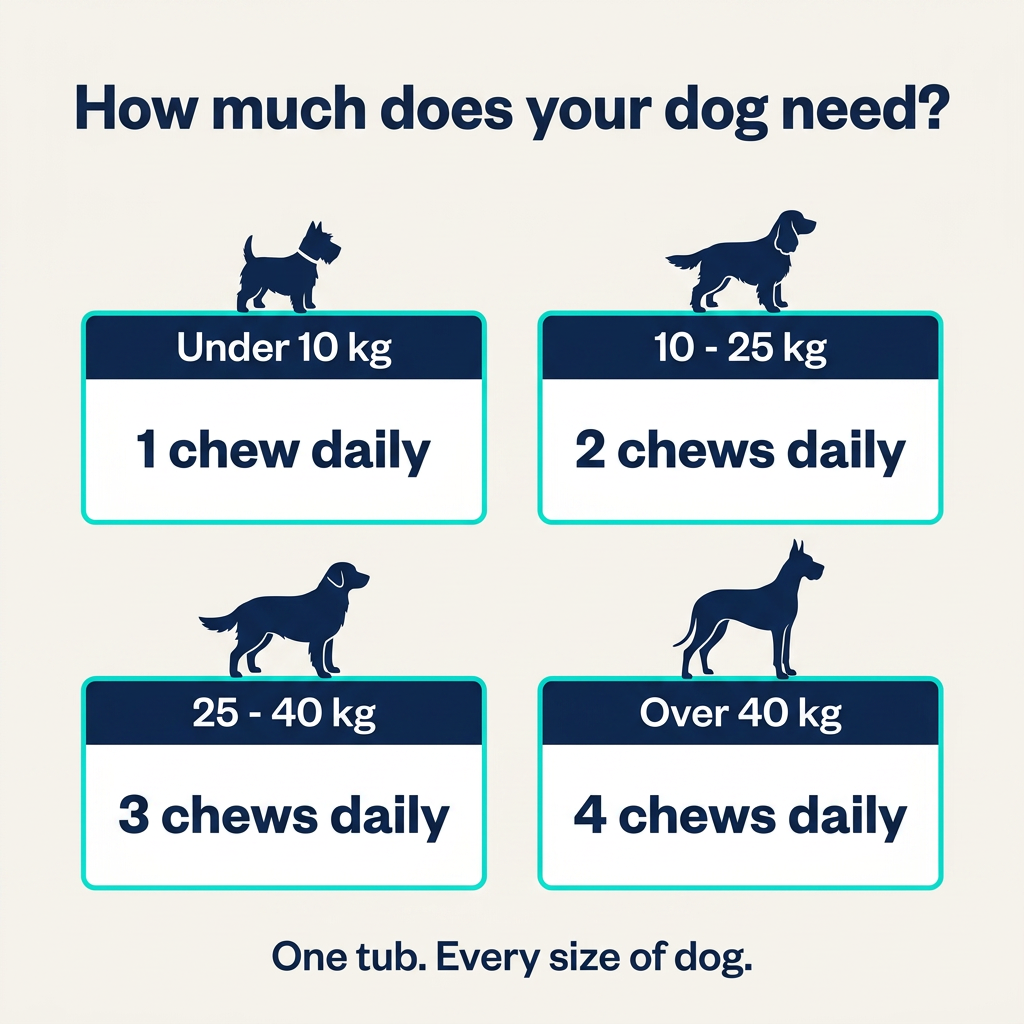happyhips Hip & Joint Chews for Dogs