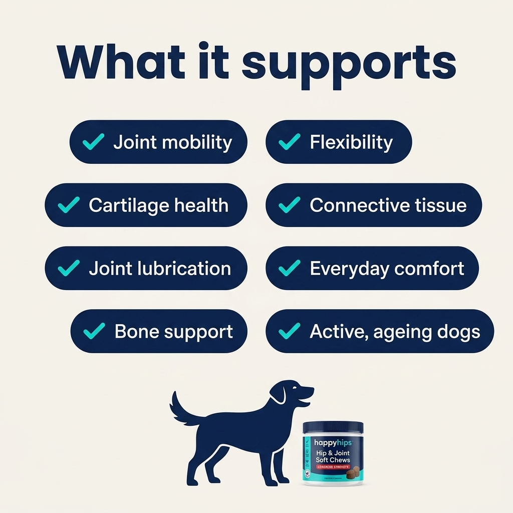 happyhips Hip & Joint Chews for Dogs